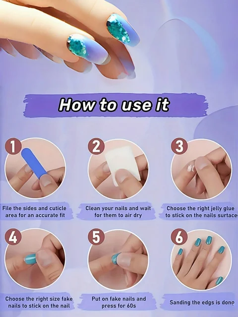 Mirror Surface Artificial Nails
