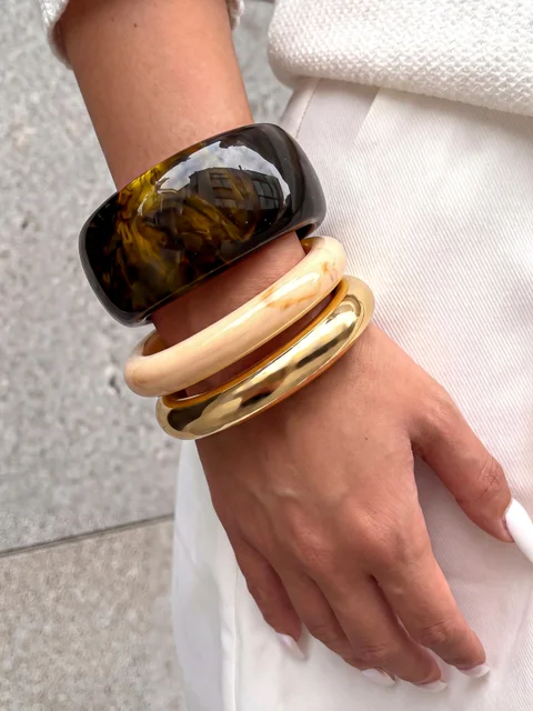 Circular Ring Bangle Bracelets