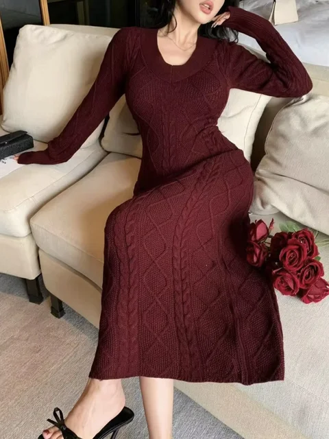 Cable Knit Dress