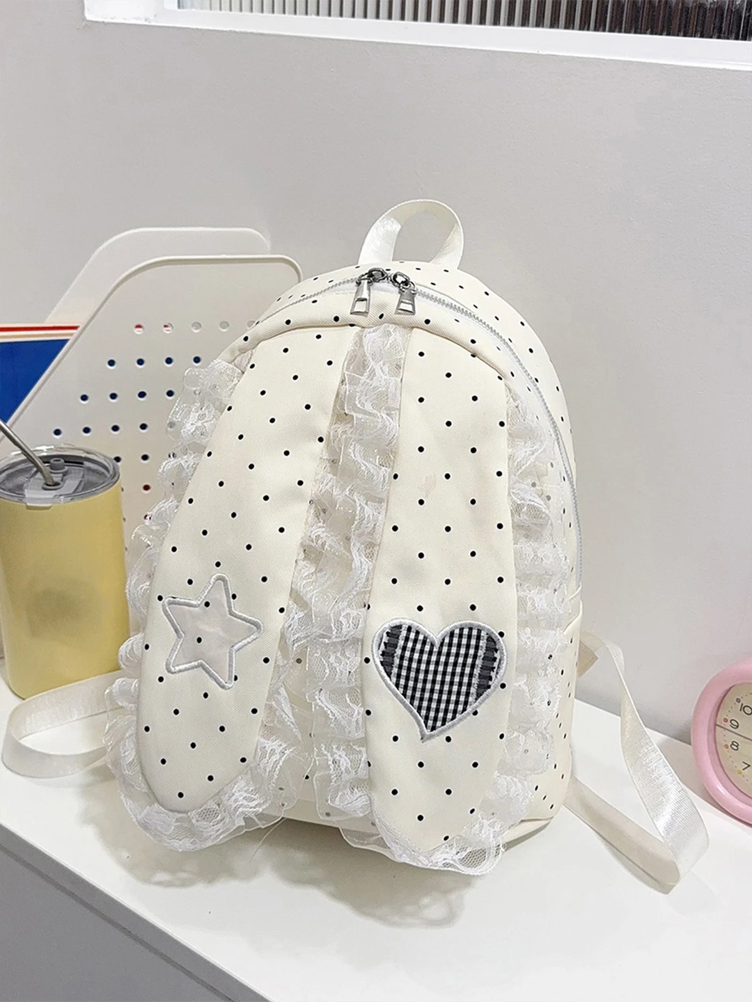 Lace Trim Backpack