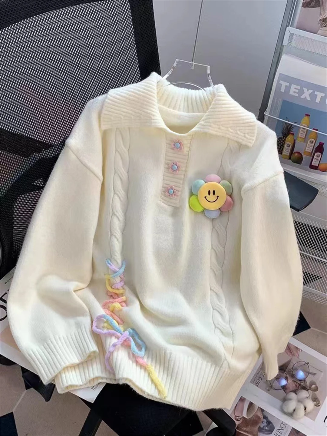 Tied Knit Pullover
