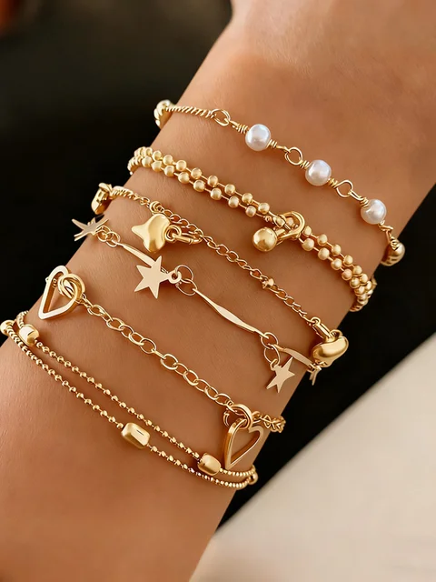 Pearl Bracelet Set