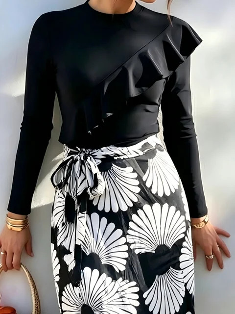 Ruffle Burkini