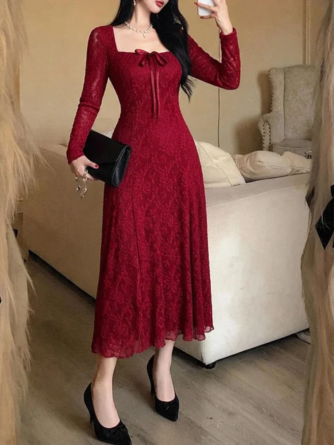 Sheer A-Line Dress