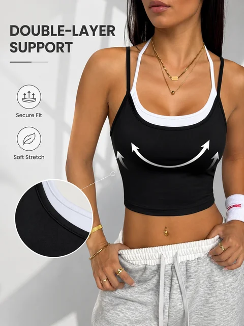 Contrast Sports Top