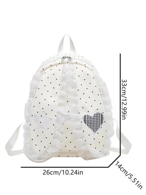 Lace Trim Backpack