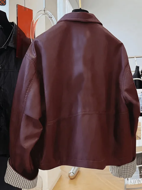 Faux Leather Jacket
