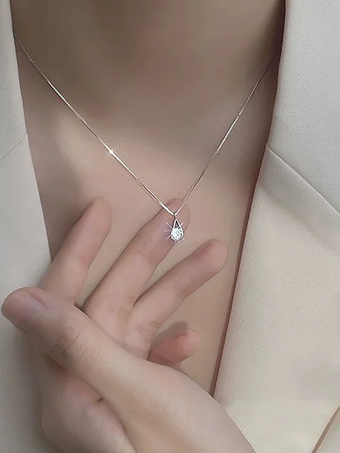 Water Drop Artificial jewellery - Pendant Necklace