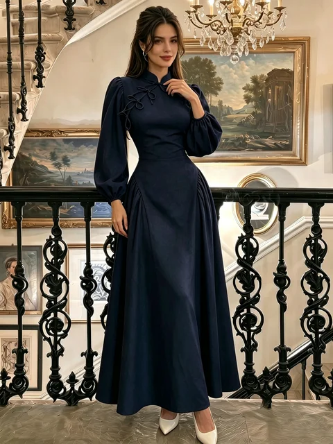 Bow A-Line Dress
