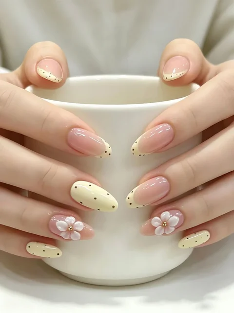 3D flower Artificial Nails