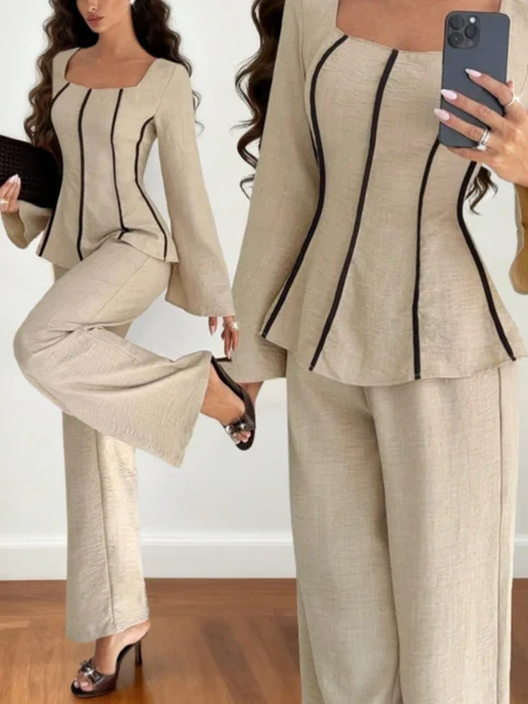 Contrast Co-ord Set