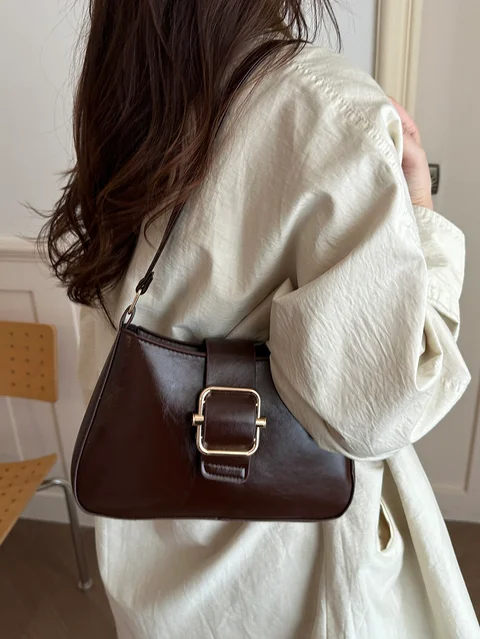Metal Detail Shoulder Bag