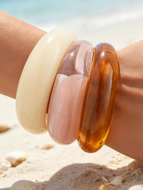 Circular Ring Bracelet Set