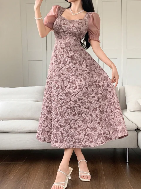 Lettuce- Edge A-Line Dress