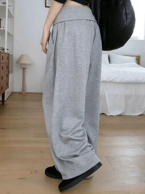 Drawstring Wide Leg Pants