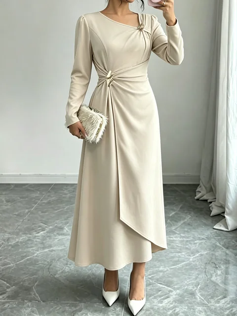 Asymmetric A-Line Dress