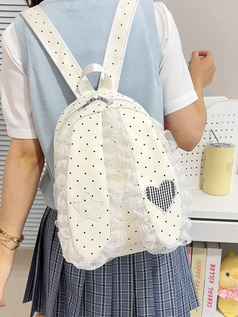 Lace Trim Backpack