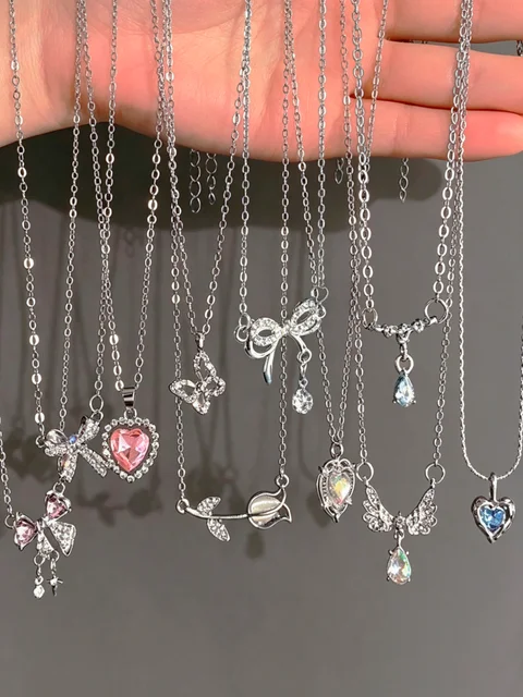 Heart Artificial Jewellery - Necklace Set
